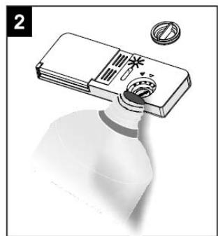 DARTY TDW60WH - Remplissage du liquide de rinçage - 2