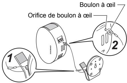 ONKYO LS3200 - Fixation des enceintes avant pour prévenir tout accident de chute - 1