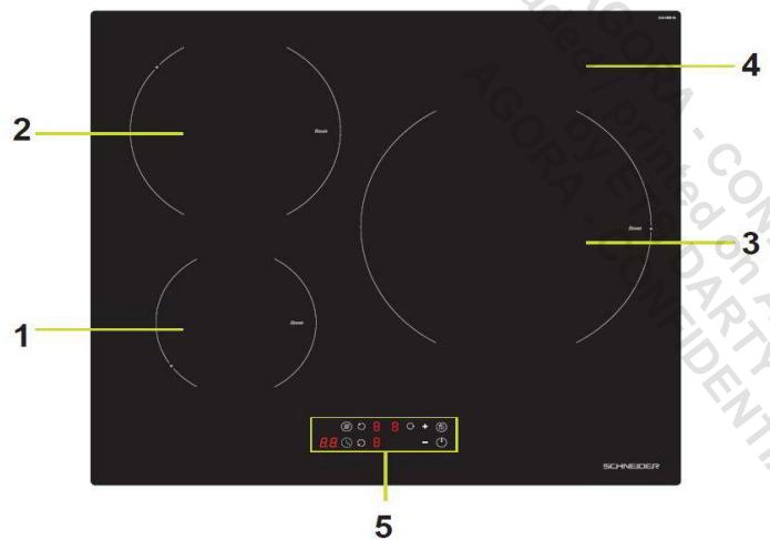 DARRYSCHNEIDER SCIH3661B - Présentation du produit vue de dessus - 1