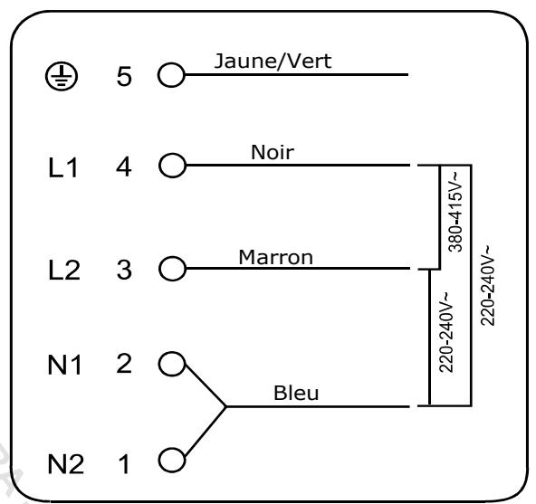 DARRYSCHNEIDER SCIH3661B - Brancher la plaque de cuisson à l'alimentation - 4