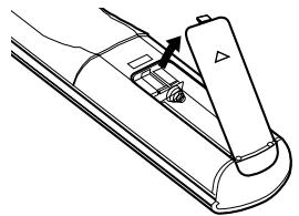 DENON PMA 1510 SIL - Insertion des piles - 1