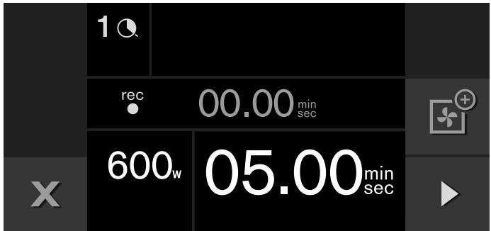 GAGGENAU BMP250/100 - Enregister une recette - 1