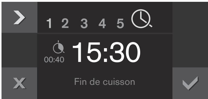 GAGGENAU BMP250/100 - Différer la fin de cuisson - 1