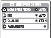 FUJIFILM A800 - Réglage du MENU preset de VUES - 7