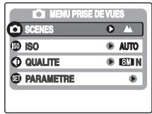 FUJIFILM A800 - Réglage du MENU preset de VUES - 11