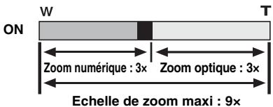 FUJIFILM A800 - Affichage de la barre de zoom - 1