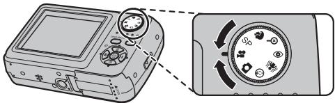 FUJIFILM A800 - Réglez l'appareil photo sur le mode vidéo (FinePix A800) - 1