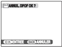 FUJIFILM A800 - MEMO Annulation du réglage DPOF - 2