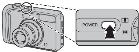 FUJIFILM A800 - Mettez l'appareil photo sous tension. - 1