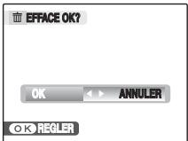 FUJIFILM A800 - Utilisation de la touche de suppression (w/▲) - 1