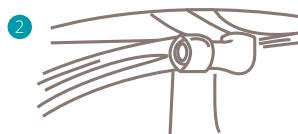 DUUX MISTRAL - Utilisation du tuyau d'évacuation - 2