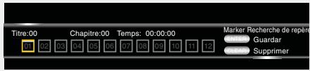 MARANTZ UD5007 - Mémorisation des points que vous souhaitez relire (repère) - 2