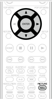 MARANTZ UD5007 - Appuyez sur picture ADJ. - 2