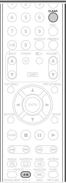 MARANTZ UD5007 - Lecture en mode répétition entre les points spécifiés (répétition a-b) - 3