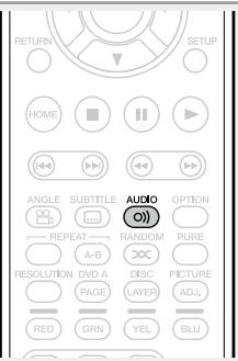 MARANTZ UD5007 - Appuyez sur AUDIO au cours de la lecture. - 1