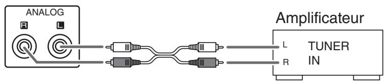 SHERWOOD TX5505 - Connexion de l'amplificateur - 1
