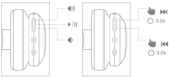 IBL 45 BT ROUGE - Music control - 1