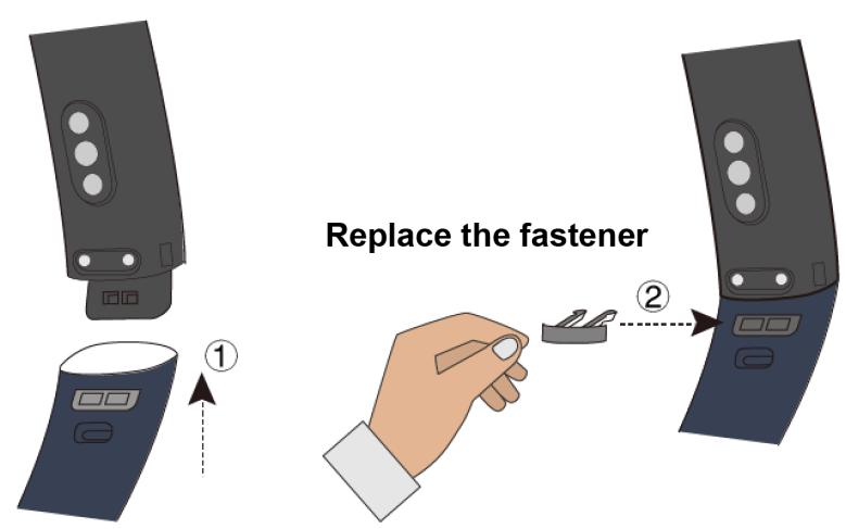 HUAWEI Band 4 Pro - Ajuster ou remplacer la lanière - 2