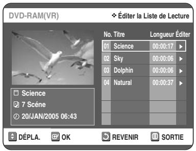 TOSHIBA D-VR 30 - Avec la touche MENU. - 1