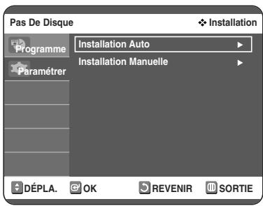 TOSHIBA D-VR 30 - Appuyez sur les boutons pour selectionner Installation, puis appuyez sur le bouton OK ou - 1