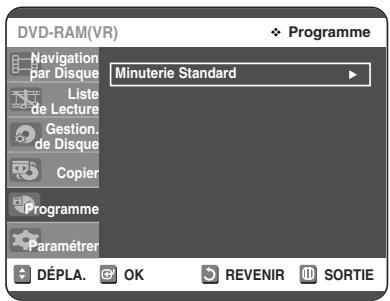 TOSHIBA D-VR 30 - Appuyez sur les boutons ▲▼ pour selectionner Programme, puis appuyez sur le bouton OK ou ▷. - 1