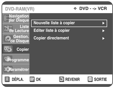 TOSHIBA D-VR 30 - Copie du DVD au magnétoscope et inversionement - 8