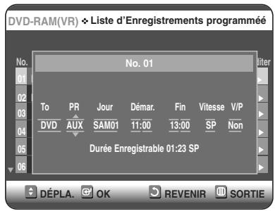 TOSHIBA D-VR 30 - Appuyez sur le bouton OK ou - 3