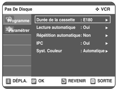 TOSHIBA D-VR 30 - Configuration du magnétoscope - 4