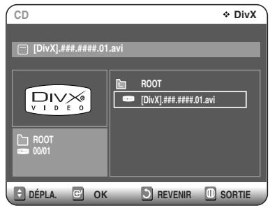 TOSHIBA D-VR 30 - Lecture d'un disque MPEG4 - 3