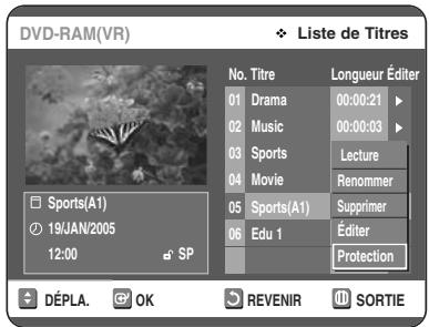 TOSHIBA D-VR 30 - Appuyez sur la touche TITLE LIST. L'écran Nombre de Titres s'affiche. - 3