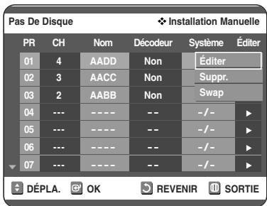 TOSHIBA D-VR 30 - Appuyez sur les boutons ▲▼ pour sélectionner le numéro de programme souhaïte puis appuyez sur le bouton OK ou ▷. - 1