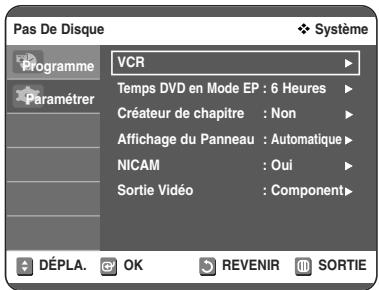TOSHIBA D-VR 30 - Configuration du magnétoscope - 3