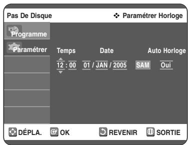 TOSHIBA D-VR 30 - Réglage automatique de l'horloge - 1