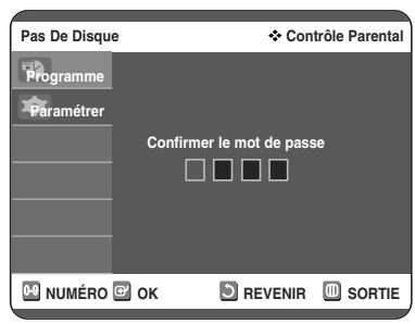 TOSHIBA D-VR 30 - Configuration du contrôle parental - 4