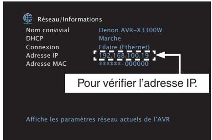 DENON AVR-X3300W - Contrôle de l'appareil à partir d'un contrôle web - 1