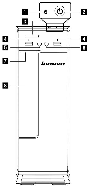 LENOVO 30-05-S90BJOOCXFR - Vue frontale du châssis - 2