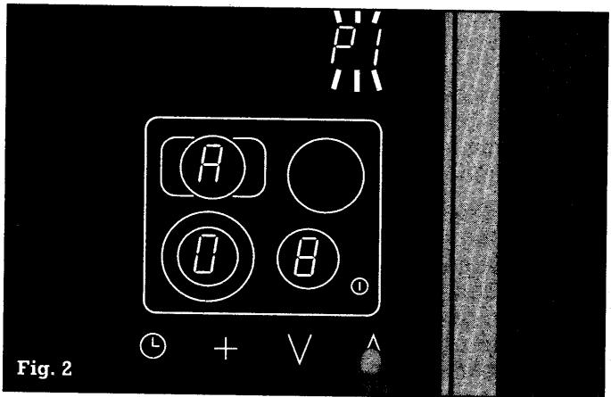 GAGGENAU CK 171-115 NOIR - Menu d'options - 2