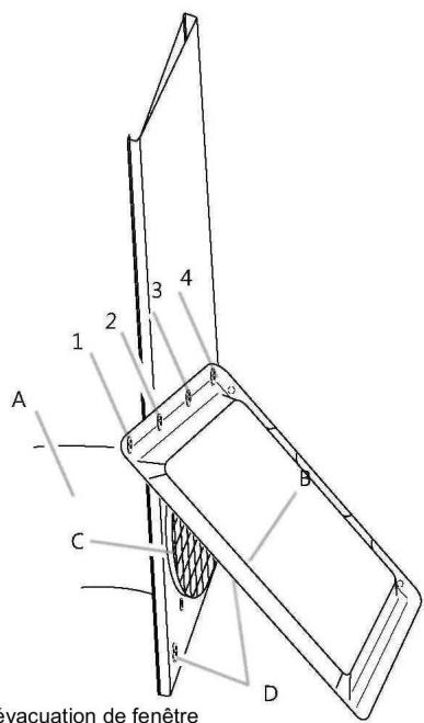 BEKO BNP12C - Dispositif de protection contre la pluie--Installation verticale - 1