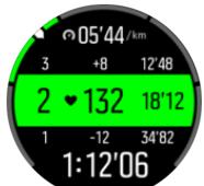 SUUNTO Montre connectee 9 Baro White - Utilisation des zones FC pendant l'exercice - 3