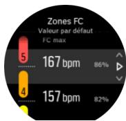 SUUNTO Montre connectee 9 Baro White - Définir des zones FC spécifiques à l'activité - 1