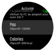 SUUNTO Montre connectee 9 Baro White - Objectifs d'activité - 1