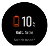 SUUNTO Montre connectee 9 Baro White - Notifications de la batterie - 1