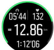 SUUNTO Montre connectee 9 Baro White - Utilisation des objectifs pendant l'exercice - 2