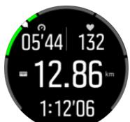 SUUNTO Montre connectee 9 Baro White - Utilisation des zones d'allure pendant l'exercice - 1