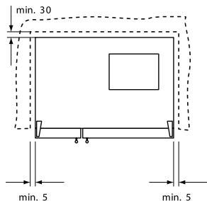 ELECTROLUX ENL60812X - Dimensions (y compris les poignées) - 3