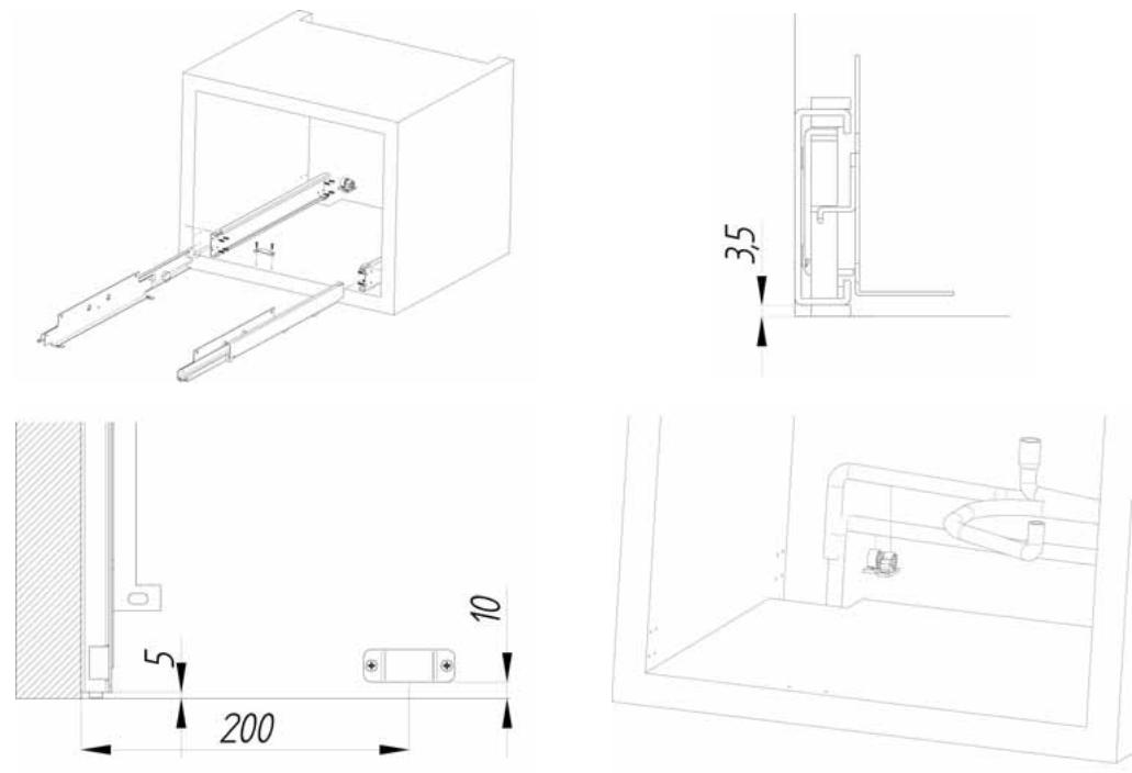KITCHENAID KRIB3610 - Ancrage de l'appareil - 1