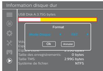 PHILIPS DTR 3000 - Informations HDD - 4