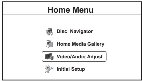 PIONEER BDP-LX70A - Video Adjust (Réglage video) - 1