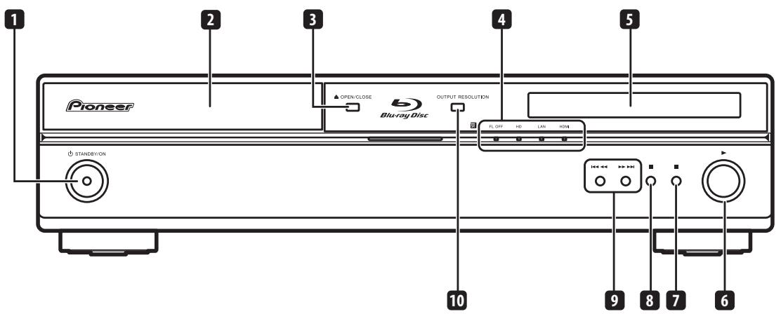PIONEER BDP-LX70A - Face avant - 1