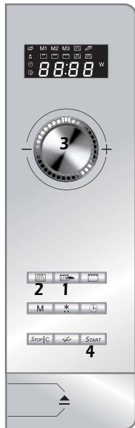 DARTY DMG7129X - Programmation de la fonction GRIL + micro-ondes - 5